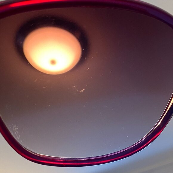 Banana Republic Sunglasses Women Purple Frames Gradient Lens Mid2000s WITH FLAWS - Picture 3 of 12